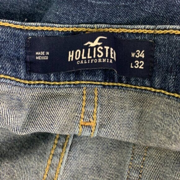 Hollister Men's Epic Flex Slim Straight Leg Jeans - Picture 9 of 10
